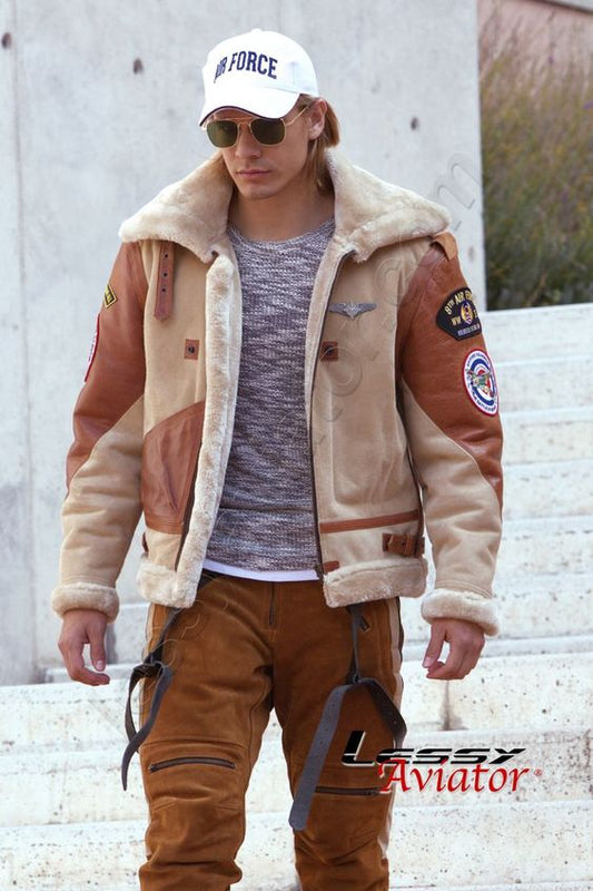 The Stylish Resurgence of the B-3 Bomber Jacket | Best Shearling Leather Bomber Jacket
