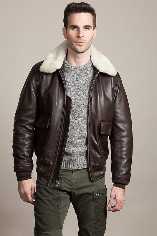 B3 Bomber Leather Jackets vs  Other Winter Outerwear: Pros and Cons | Shearling Leather Bomber Jacket