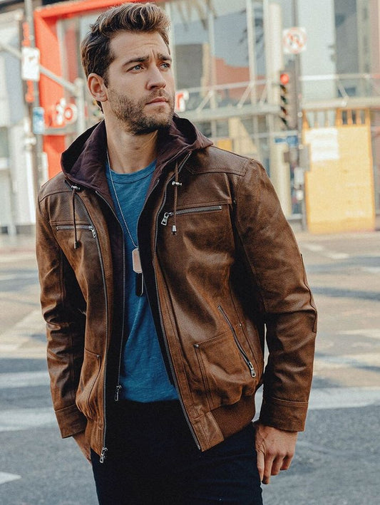 Brown Leather Jackets History, Fashion, and Versatility | Bomber Jacket | B3 Bomber Leather Jacket | Sheepskin Leather Jacket