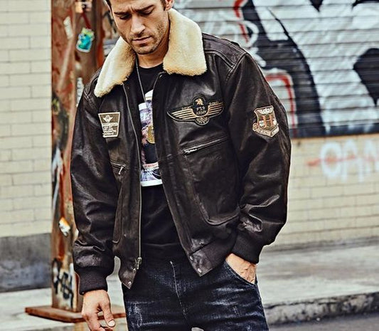 Decoding the Top Materials for B3 Bomber Leather Jackets | Shearling Bomber Jacket