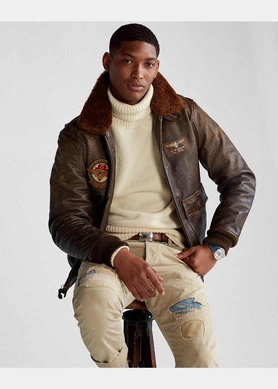 Dress to Impress  B3 Bomber Leather Jacket Fashion Secrets