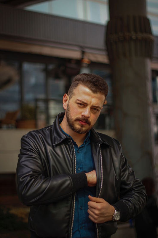 Elevate Your Look with B3 Bomber Real Leather Jackets