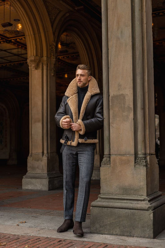 How to Wear Your B3 Bomber Leather Jacket Year-Round| Styling Tips