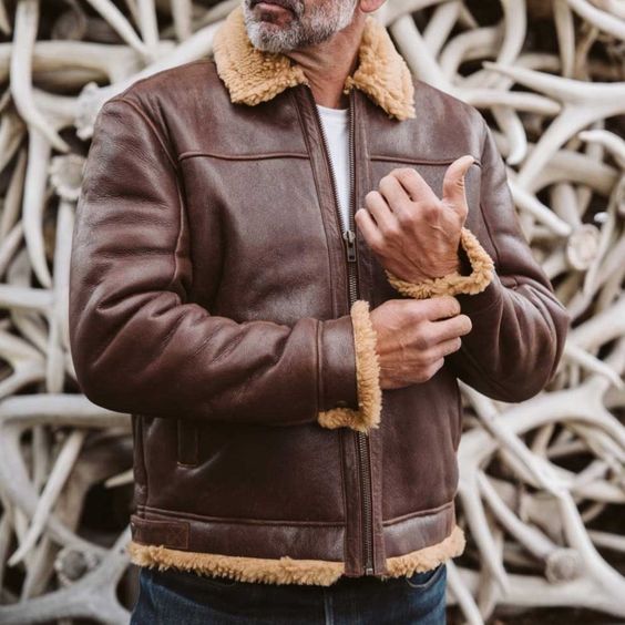 New Style Bomber Shearling Leather Jackets     Elevate Your Wardrobe