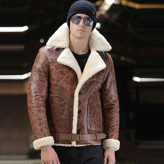 Shearling Leather Bomber Jacket for Men The Ultimate Guide