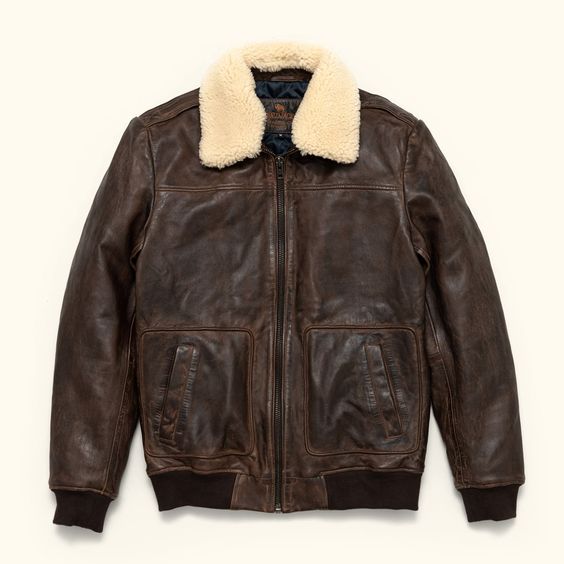 leather jacket | shearling leather jacket | bomber jacket | b3 bomber leather jacket