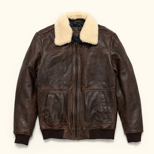 leather jacket | shearling leather jacket | bomber jacket | b3 bomber leather jacket