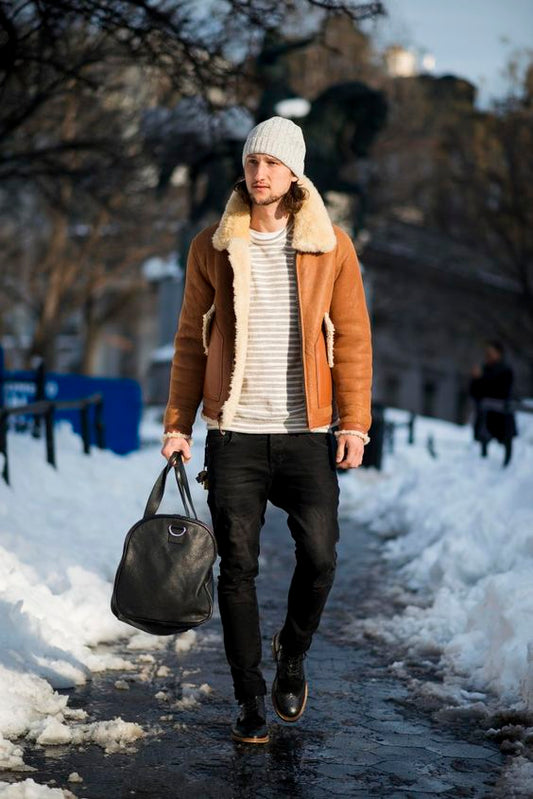 The B3 Bomber Leather Jacket A Timeless Icon Born in the Skies