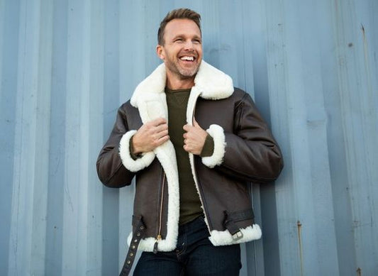 The Classic Appeal of B3 Bomber Leather Jackets | Shearling Bomber Leather Jacket