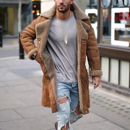 The Glamorous Appeal of Shearling Leather Coats Revealed | B3 Bomber Jacket