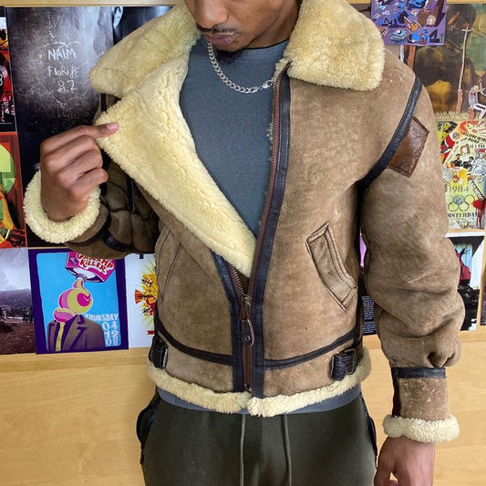 The Timeless Elegance of Shearling Leather | B3 Bomber Jackets for Men
