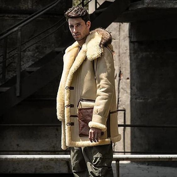 Why Choose a Men Aviator Leather Jacket | Best Shearling Leather Bomber Jacket