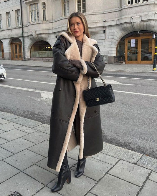 Why Shearling Leather Coats Are Winter's Hottest Fashion Trend