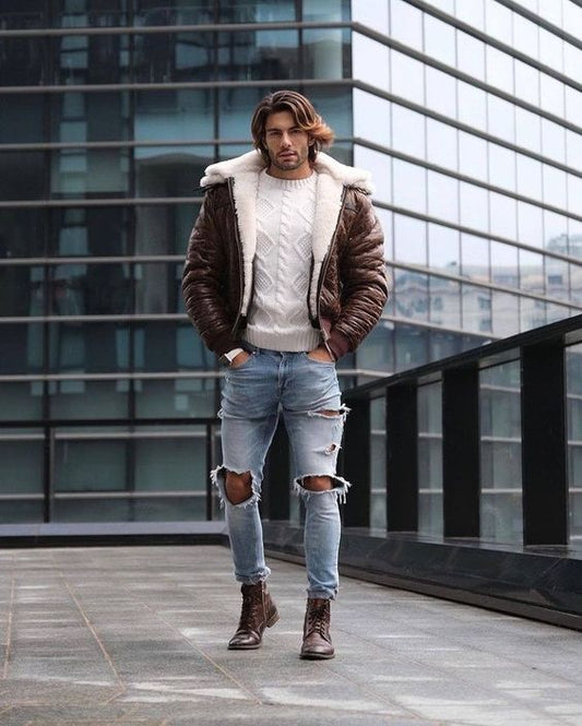 Why should you wear Men's aviator jacket?