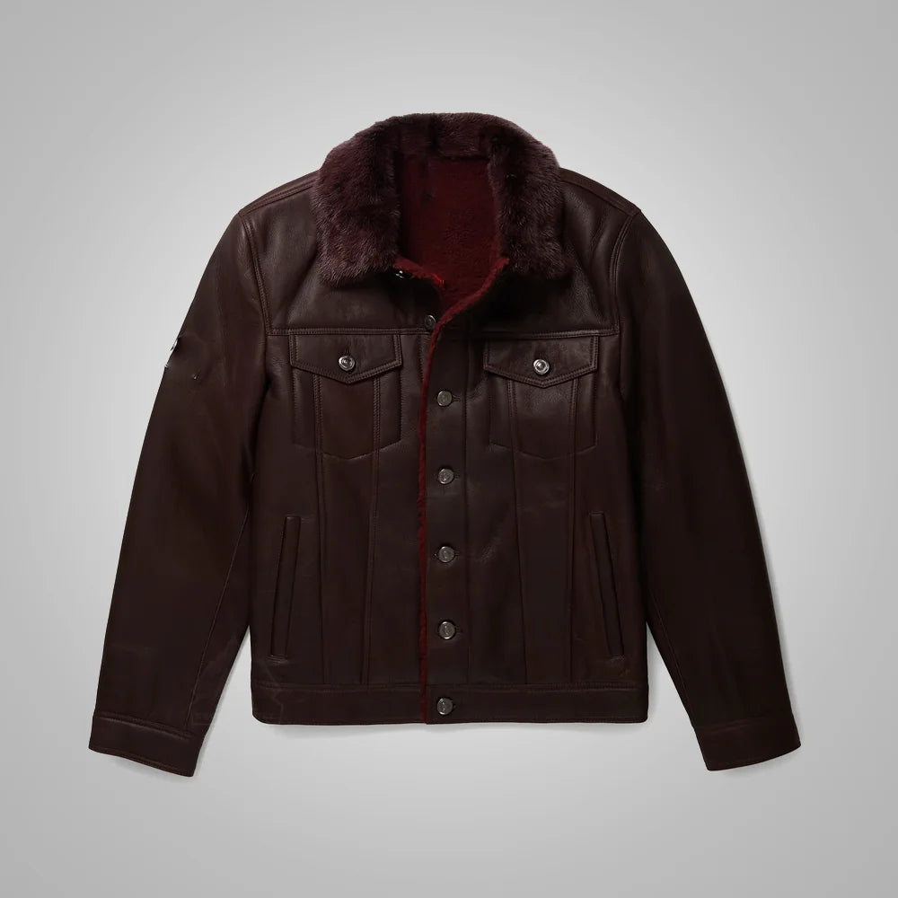 Best Shearling Leather Bomber Jacket & coat