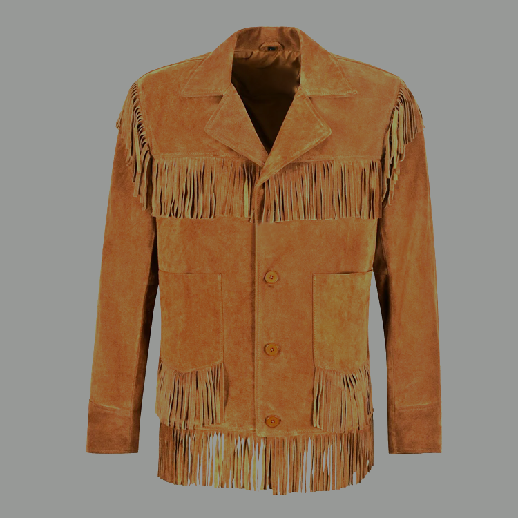 New Sheepskin Suede Leather Bomber Shirt Jeans Style Biker Jacket For Men's