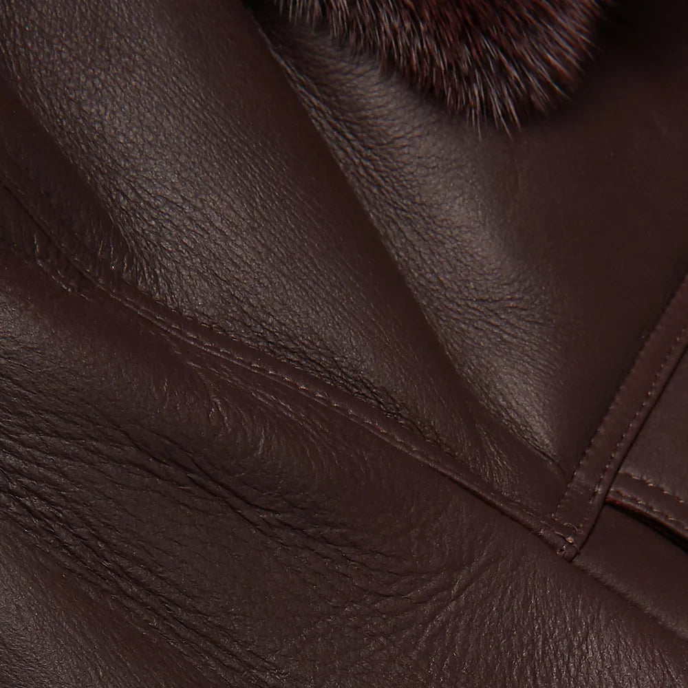 Best Shearling Leather Bomber Jacket & coat