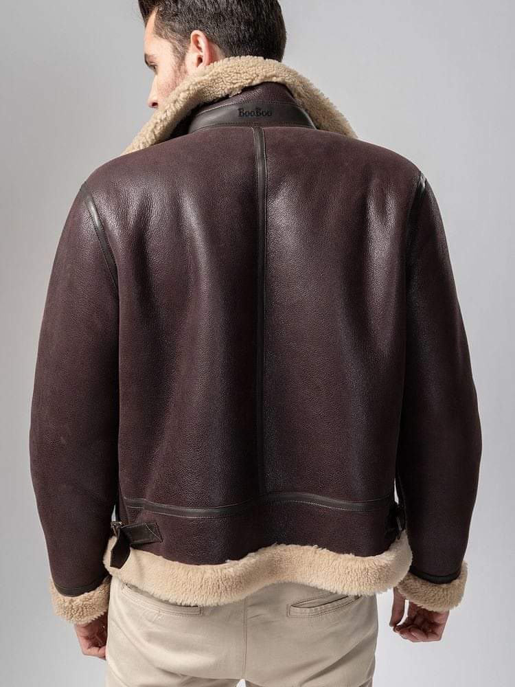 shearling leather jacket