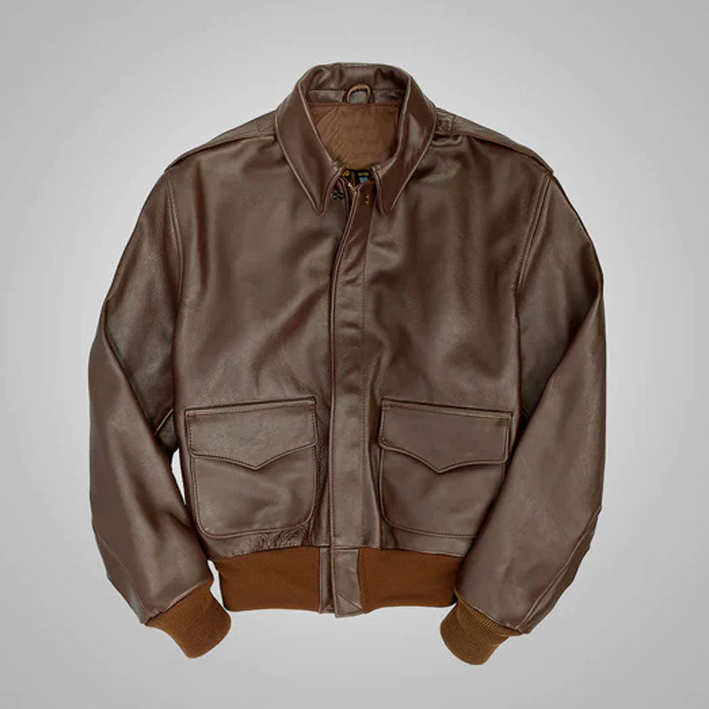 New Men Sheepskin B3 Bomber Flying RAF Aviator Leather Jacket