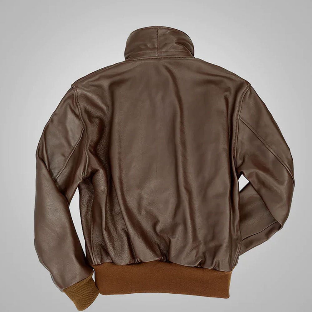 New Men Sheepskin B3 Bomber Flying RAF Aviator Leather Jacket