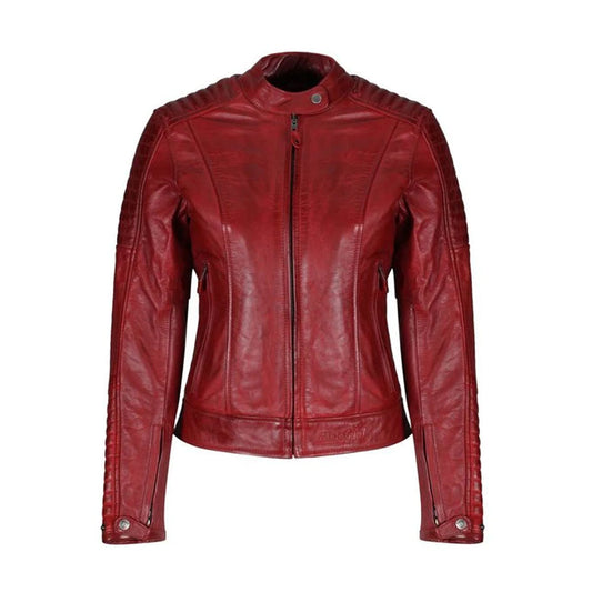 New Lambskin Red B3 Motorcycle Leather Biker Jacket For Women