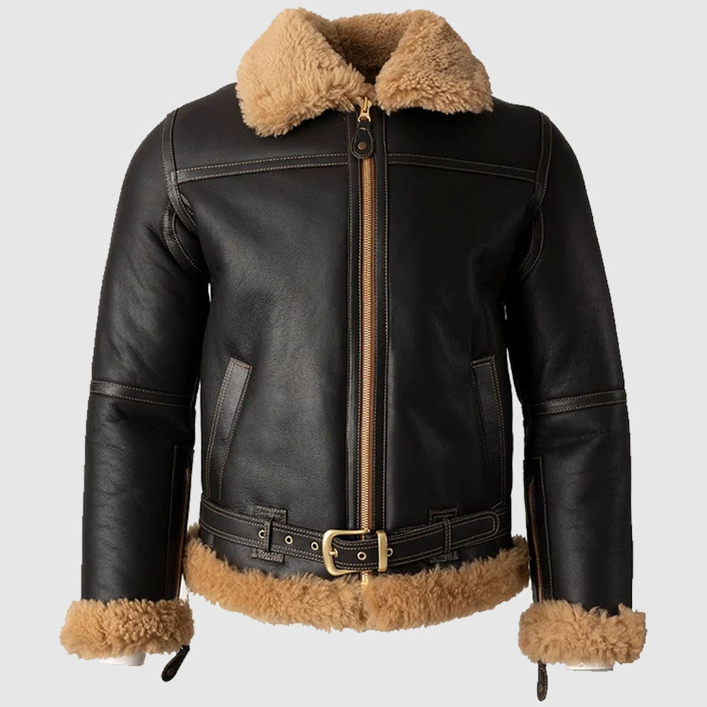 Best Shearling Leather Bomber Jacket & coat