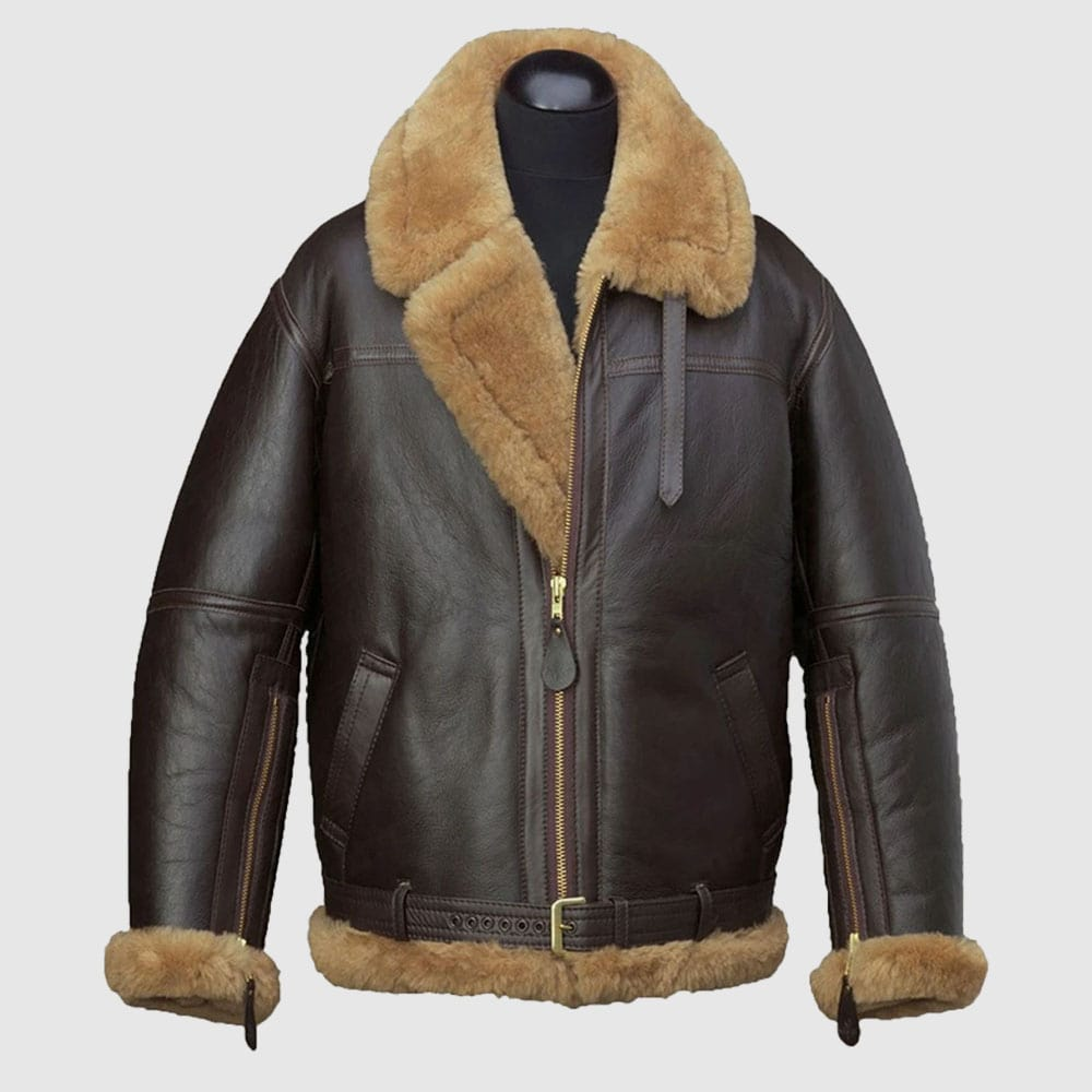 Best Shearling Leather Bomber Jacket & coat