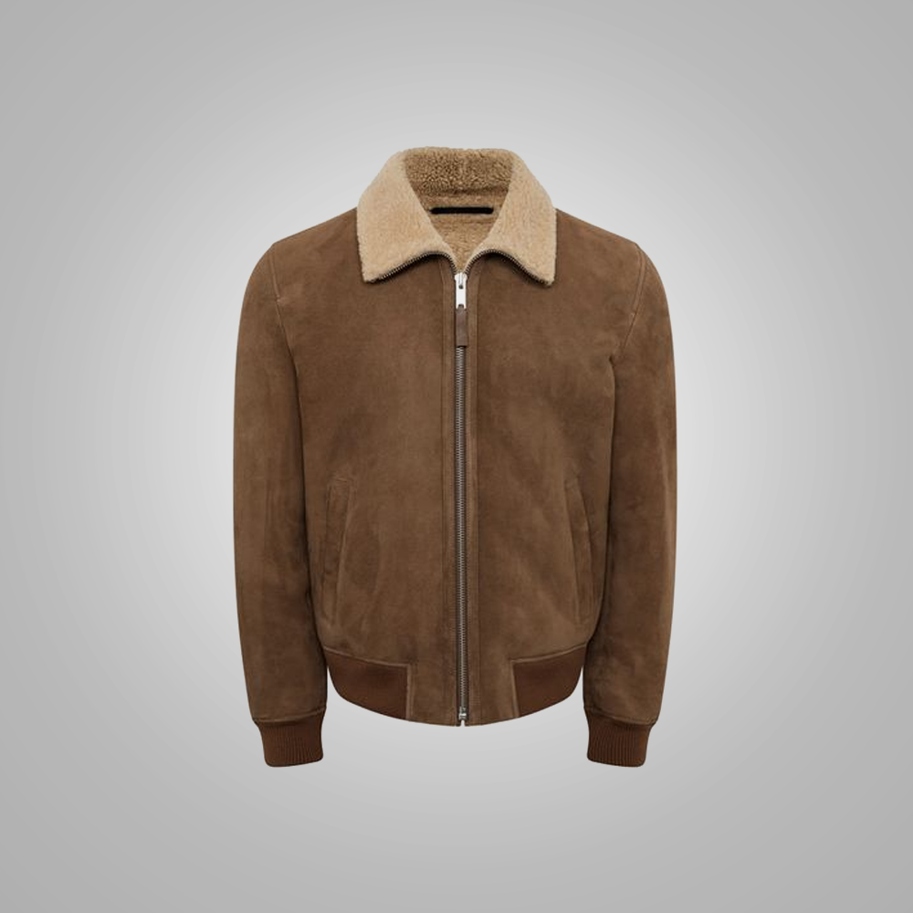 Best Shearling Leather Bomber Jacket & coat