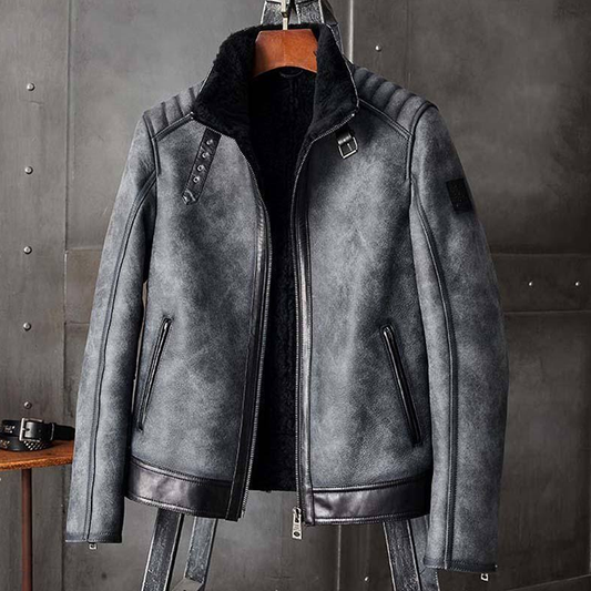 Best Shearling Leather Bomber Jacket & coat