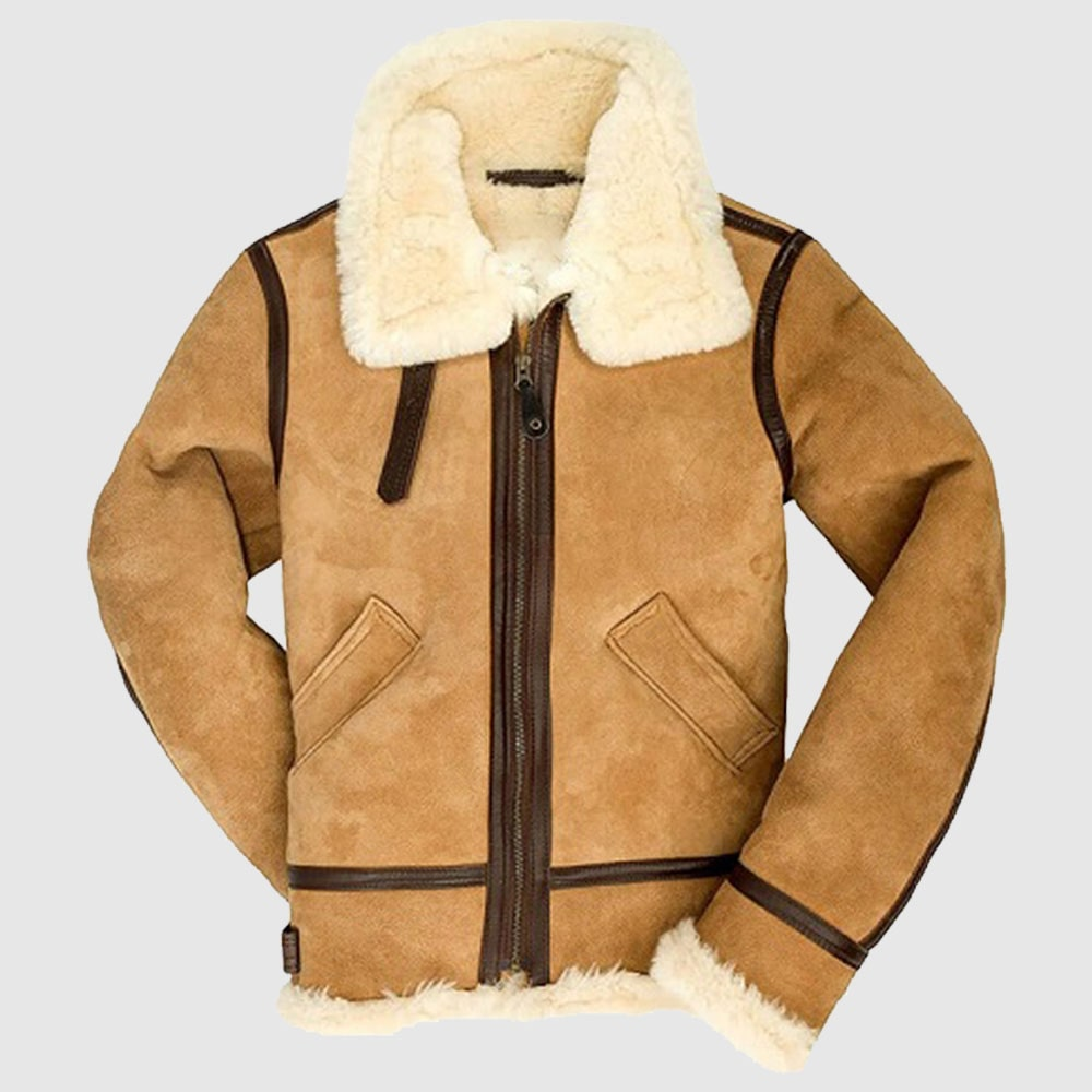 Best Shearling Leather Bomber Jacket & coat