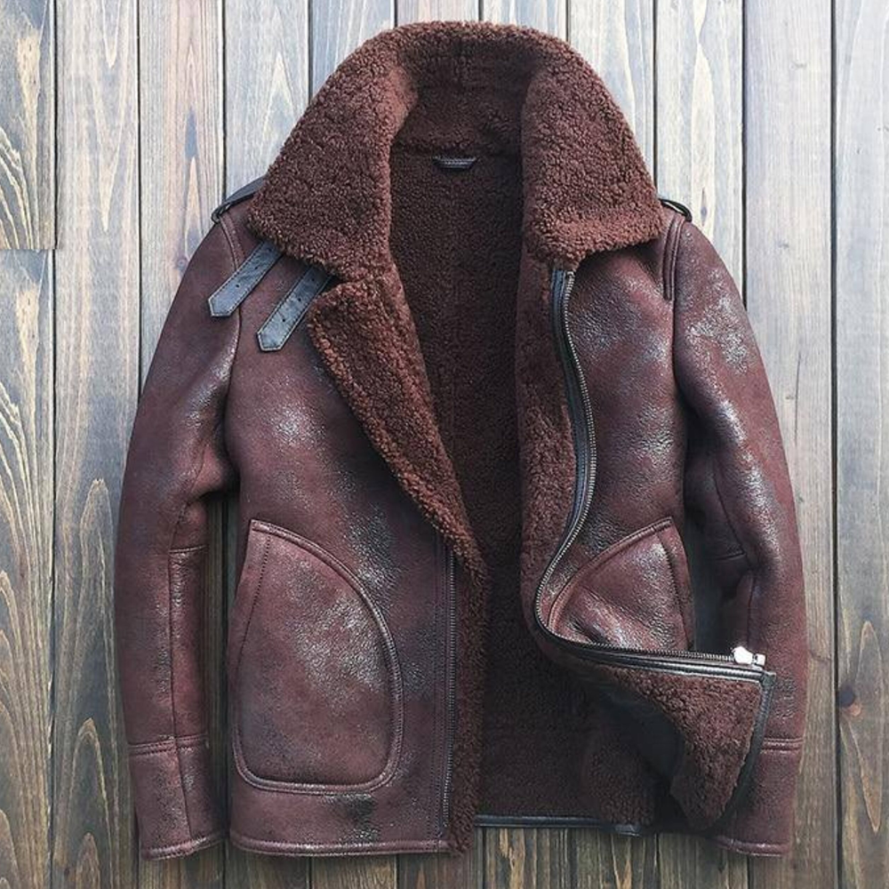 Best Shearling Leather Bomber Jacket & coat