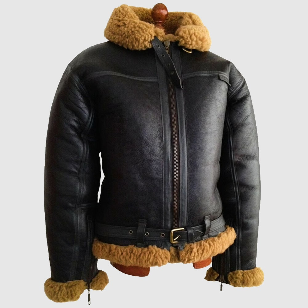 Best Shearling Leather Bomber Jacket & coat