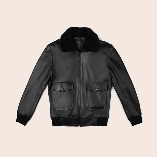 Best Shearling Leather Bomber Jacket & coat New Men's Flying Sheepskin Aviator Leather Bomber Jacket
