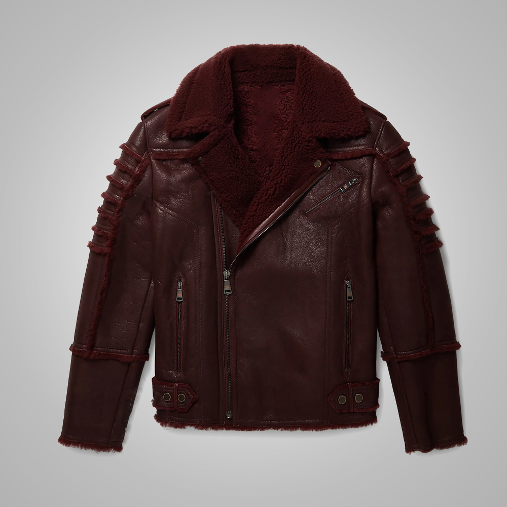 Best Shearling Leather Bomber Jacket & coat