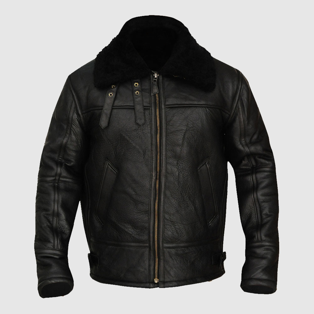 Best Shearling Leather Bomber Jacket & coat