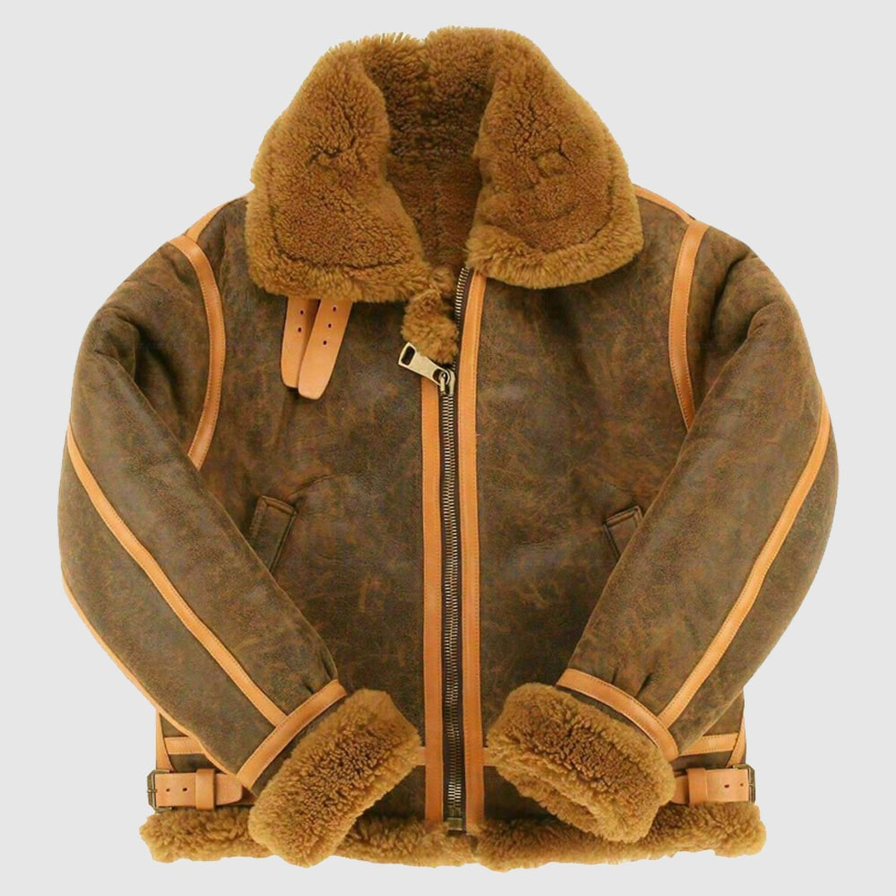 Best Shearling Leather Bomber Jacket & coat