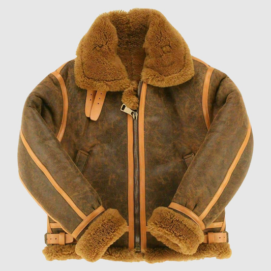 Best Shearling Leather Bomber Jacket & coat