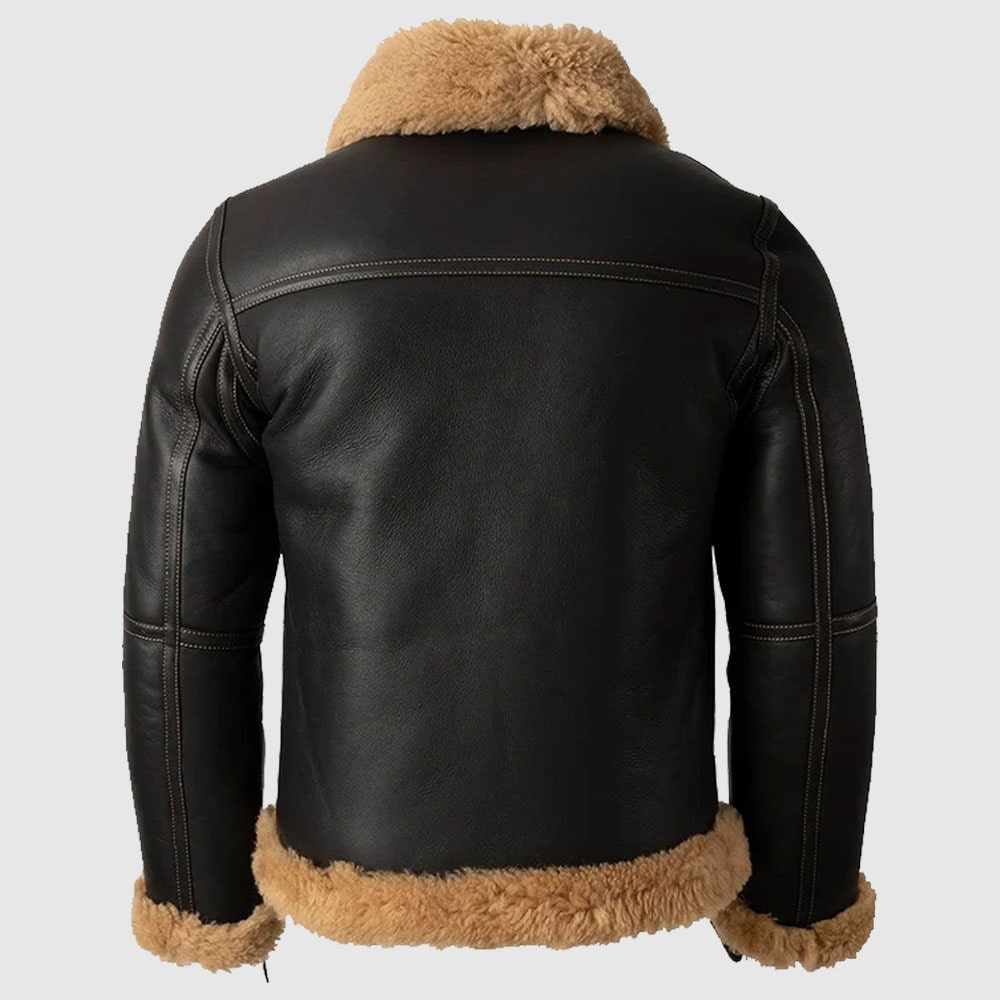Best Shearling Leather Bomber Jacket & coat
