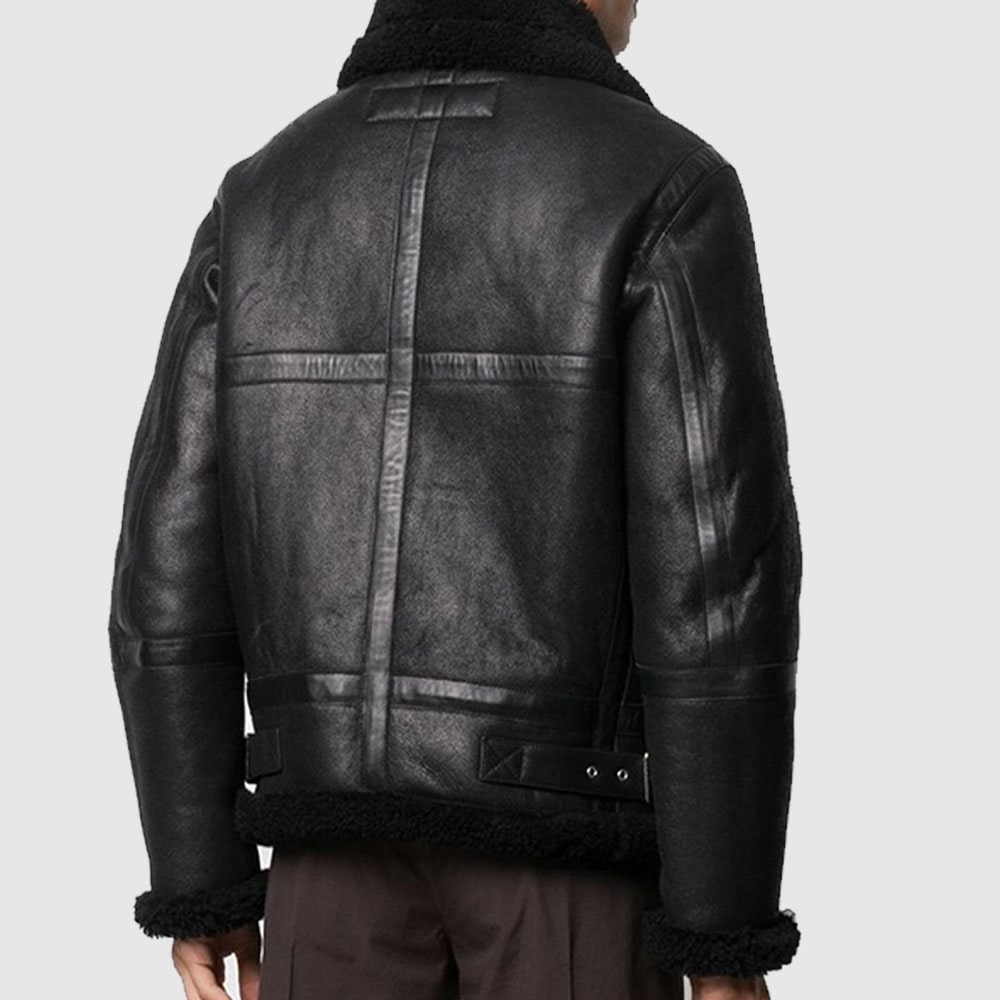 Best Shearling Leather Bomber Jacket & coat