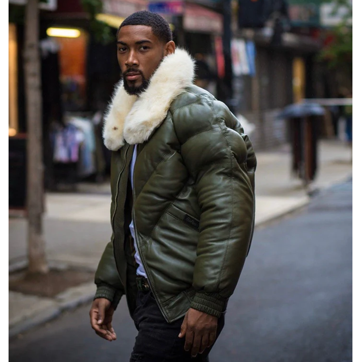 Best Shearling Leather Bomber Jacket & coat