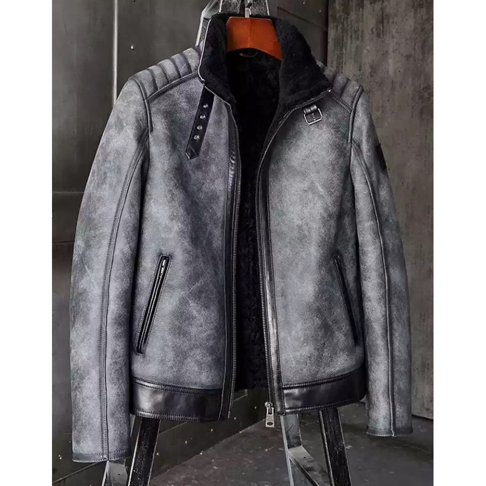 Best Shearling Leather Bomber Jacket & coat