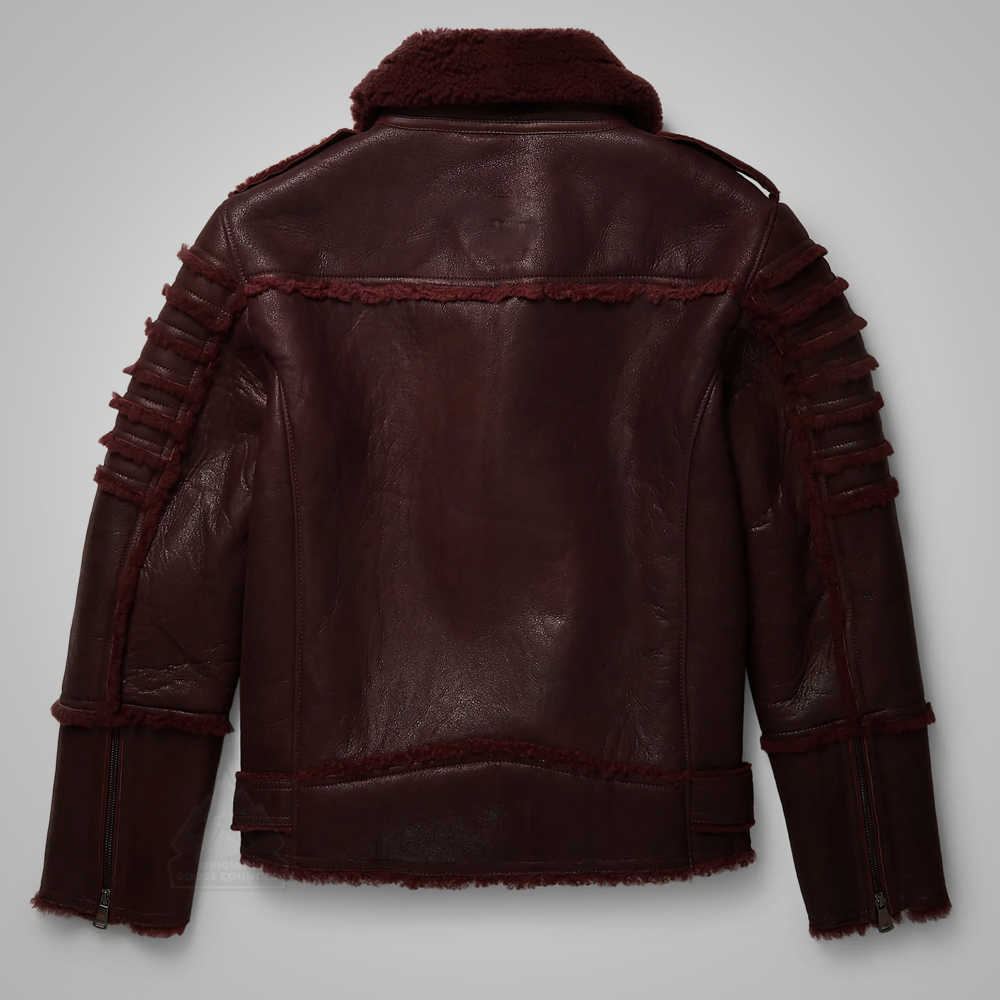 Best Shearling Leather Bomber Jacket & coat