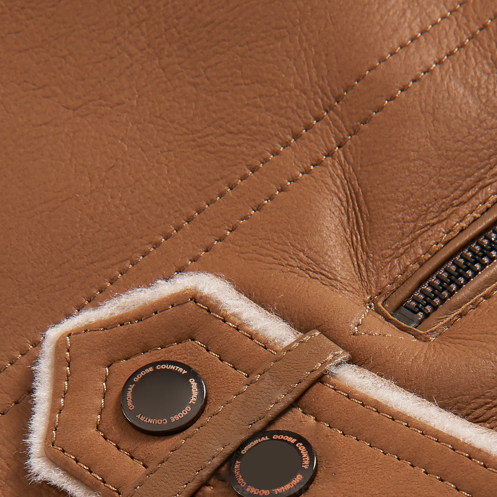 Best Shearling Leather Bomber Jacket & coat