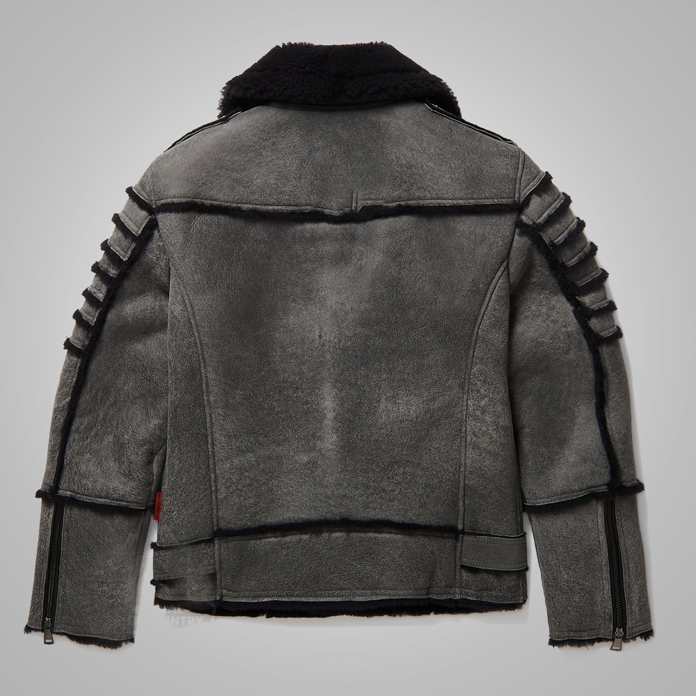 Best Shearling Leather Bomber Jacket & coat