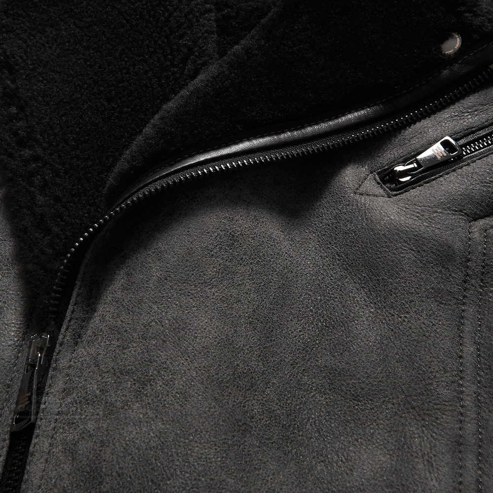 Best Shearling Leather Bomber Jacket & coat