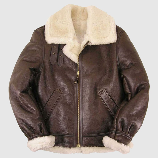 Best Shearling Leather Bomber Jacket & coat