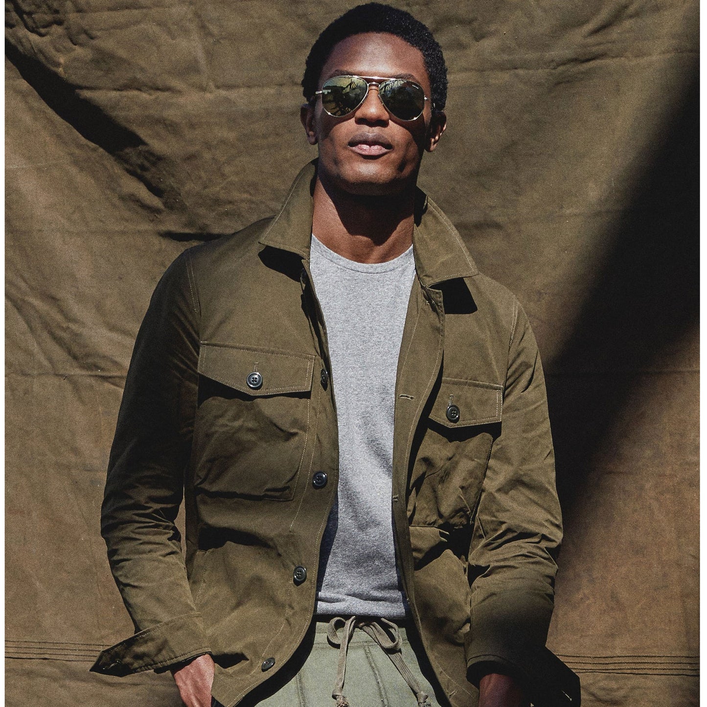 New Men Green Suede Seepskin Cowboy Trucker Leather Bomber Jacket