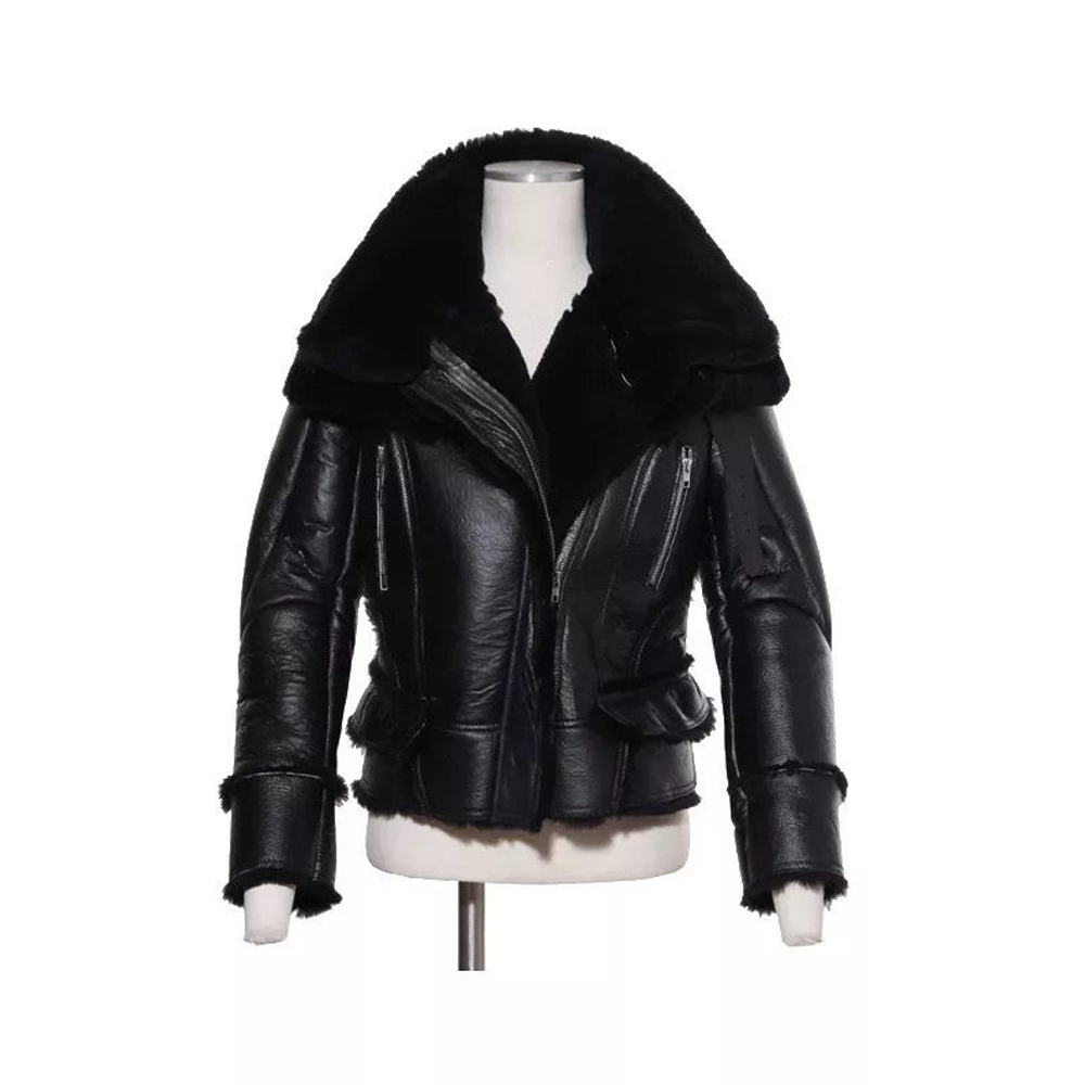 Best Shearling Leather Bomber Jacket & coat