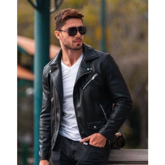 Shop leather jackets online like a celebrity