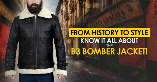 B3 Bomber Jackets | Shearling Leather Jacket | Flight Jackets